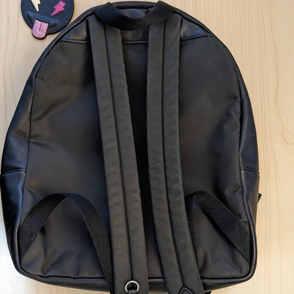 EUC Coach Medium Charlie Backpack In Signature Canvas with Red Stripe - Picture 2 of 2